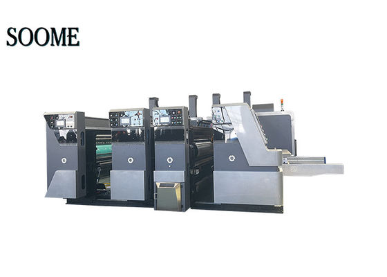Волнообразная коробка Flexo 1 цветный принтер Slotter Die Cutter для изготовления коробки пиццы