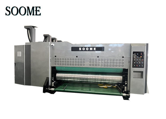 Промышленная карточная коробка, изготавливающая 1 цветный принтер Slotter Die Cutter Machine